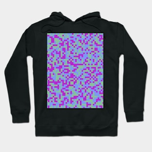 pixel colorful pattern design Hoodie